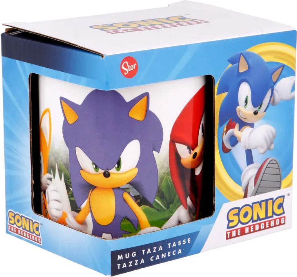 Sonic the Hedgehog Tails Knuckles Kaffeetasse Teetasse Produktbild 