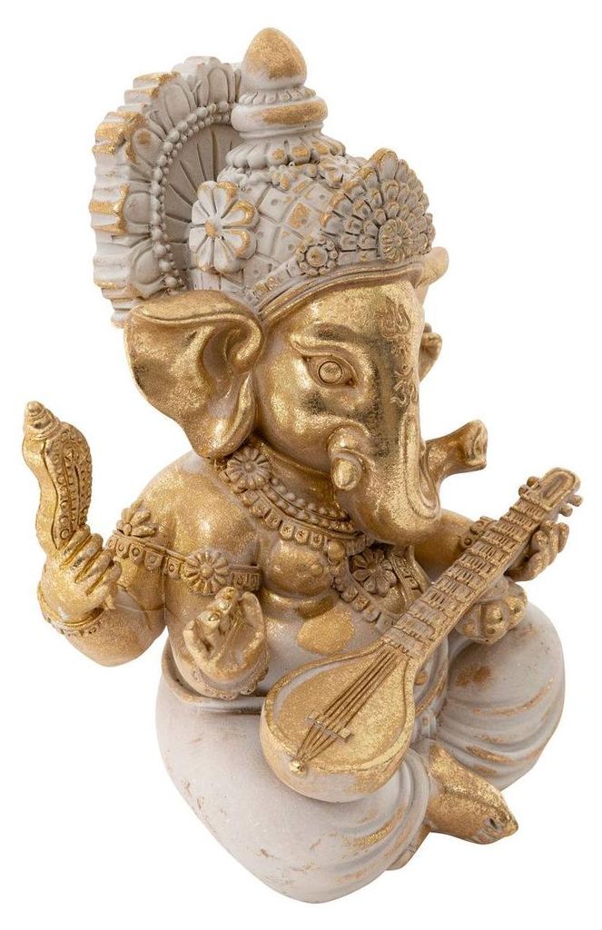 Statue ganesh deko shanti h.13cm harz sortiert - Atmosphera créateur d'intérieur