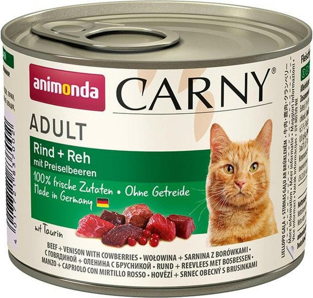 ANIMONDA Carny Adult Beef  venison and blueberries - Produktbild 