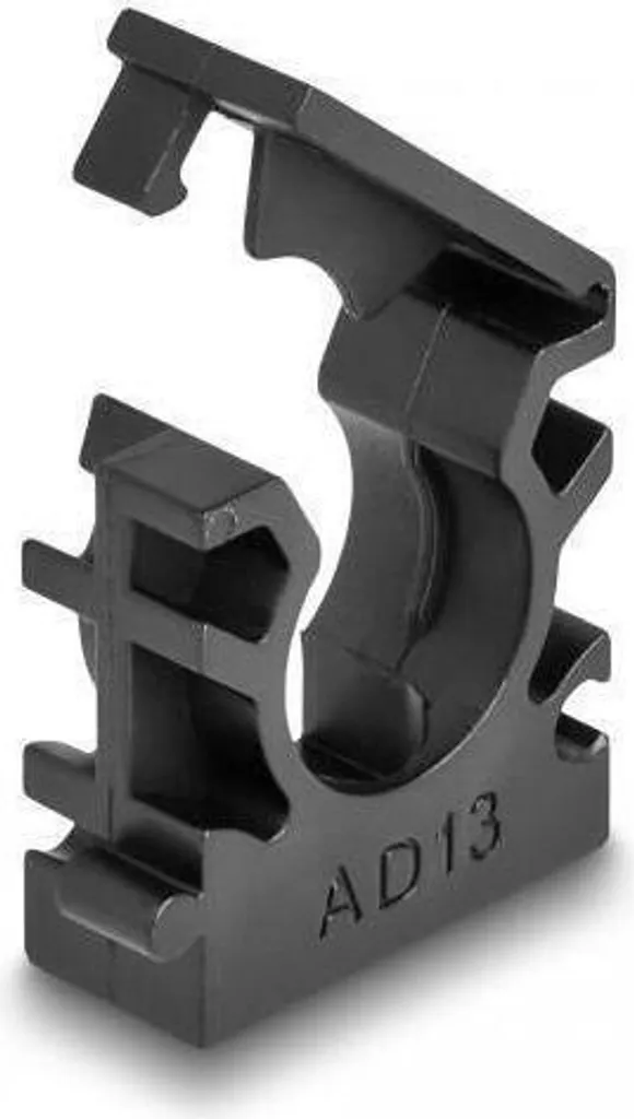 Fixez vos Gaines de Câbles 13mm avec ce Support à Clip Noir Lot de 8 - 2