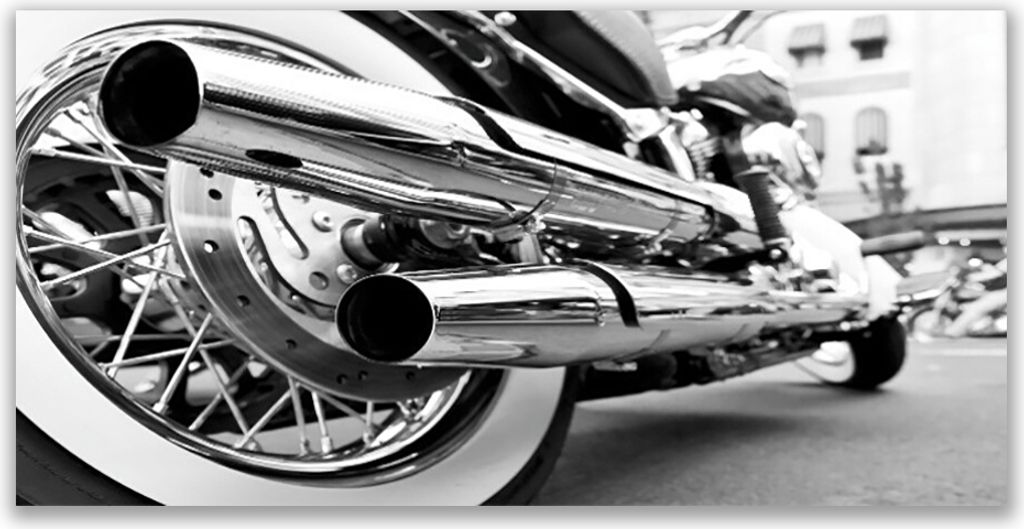 Tulup Leinwand-Bilder 120x60 Wandbild Canvas Kunstdruck Motorrad Kunst