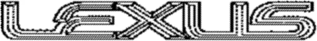 Remplacement logo LEXUS Rx - Insigne chromé original 75442-48150 OE