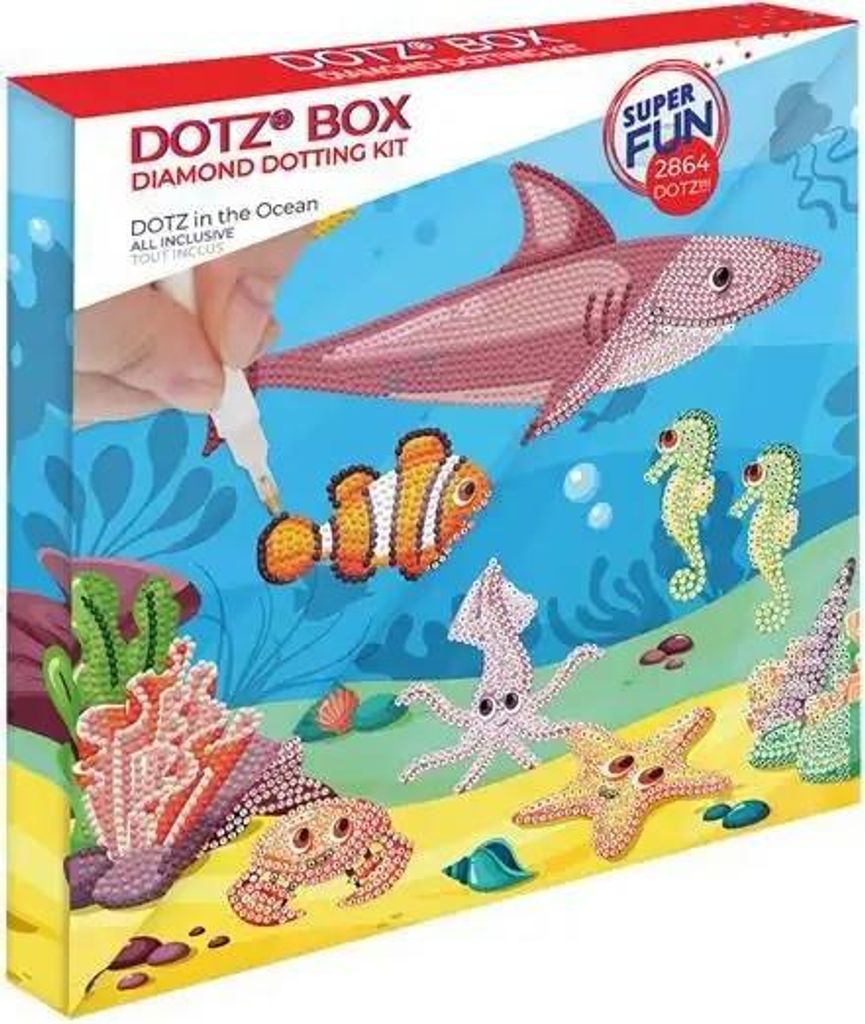 Diamond Dotz Diamond Painting Bastelset Ozean 28x28cm komplett