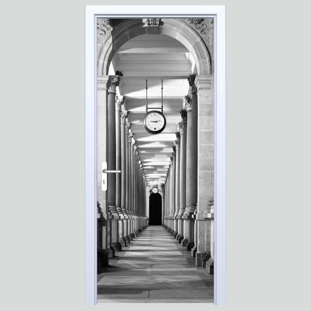 Stoffaufkleber für Türen, Flur, Architektur, 556PD