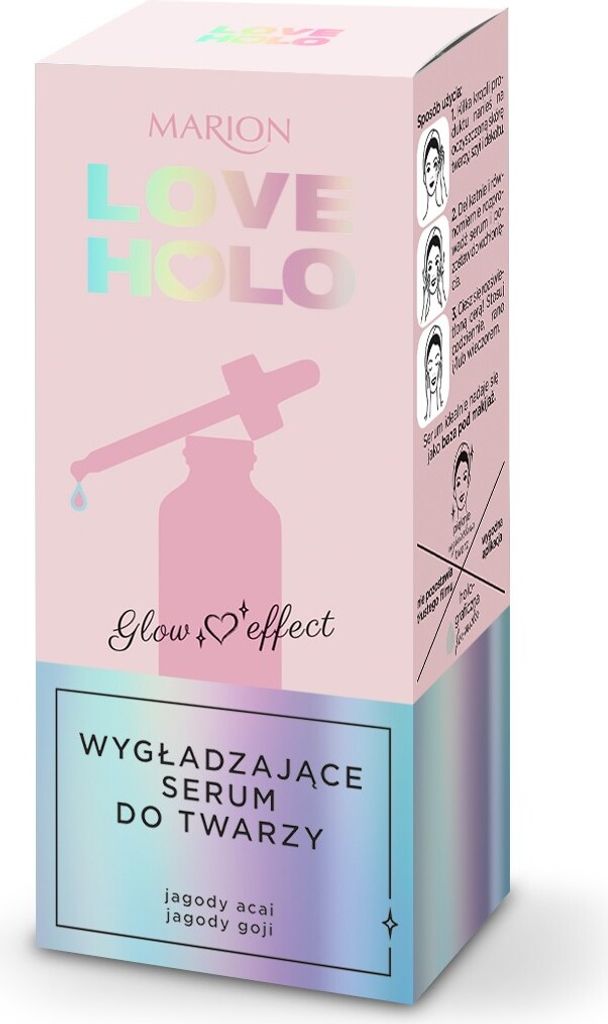 Marion Love Holo Smoothing Face Serum Glow Effect