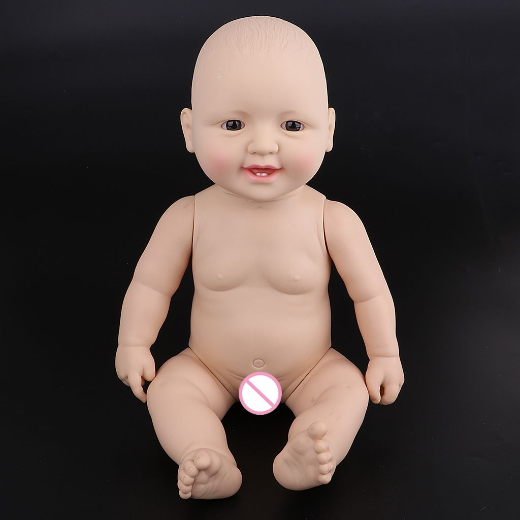28cm lebensechte Vinyljunge Baby Puppe kostümiertes neugeborenes Mädchen
