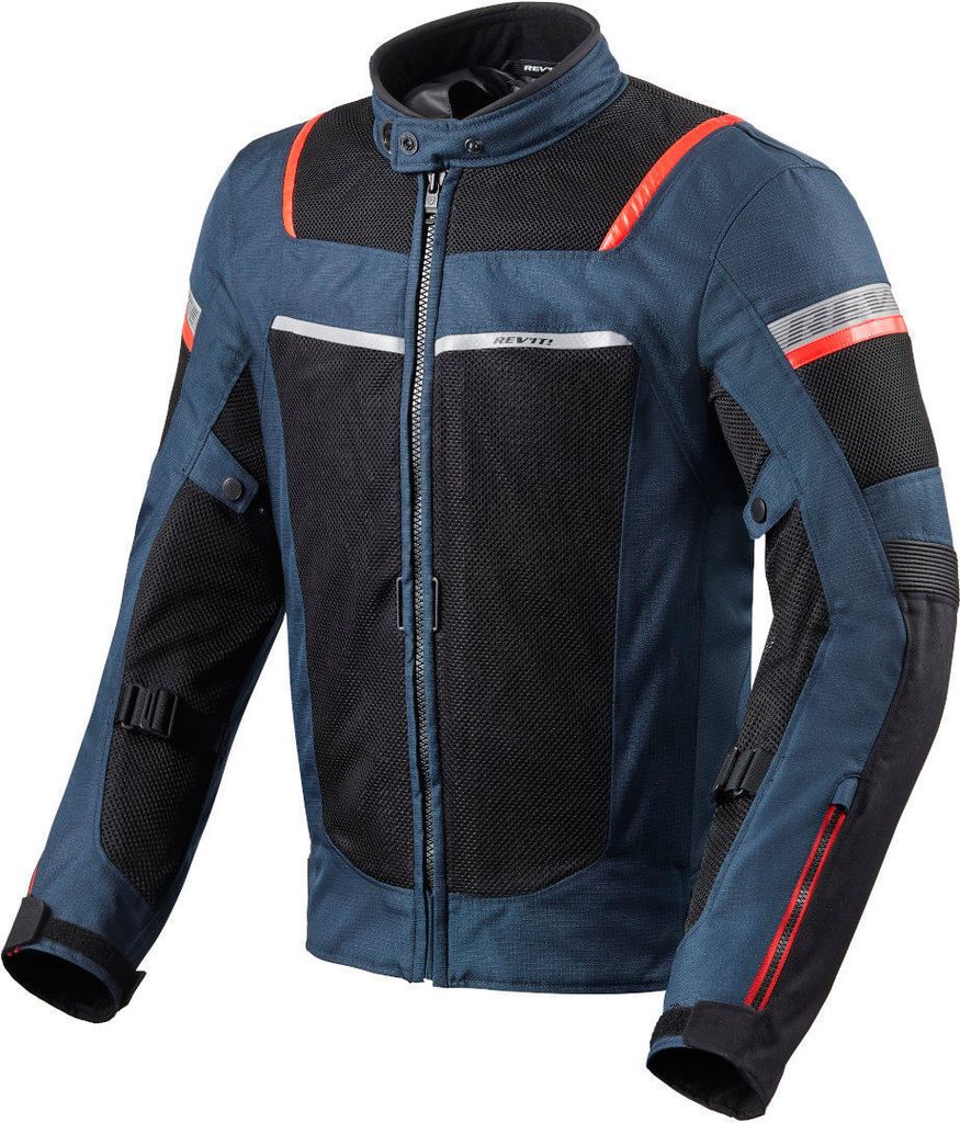 Revit Tornado 3 Motorrad Textiljacke, blau/schwarz, S
