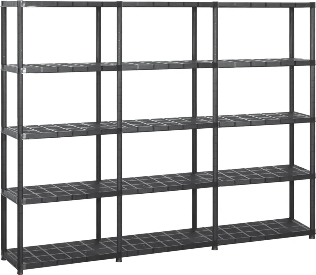 Rayonnage de stockage 213x38x170 cm : fini le désordre dans votre garage
