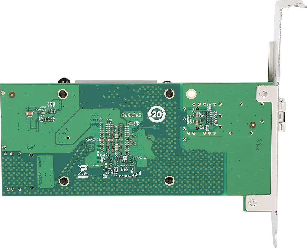 Extension Réseau 10Gb SFP+ pour Serveur Compact M.2 B+M Key Intel 82599