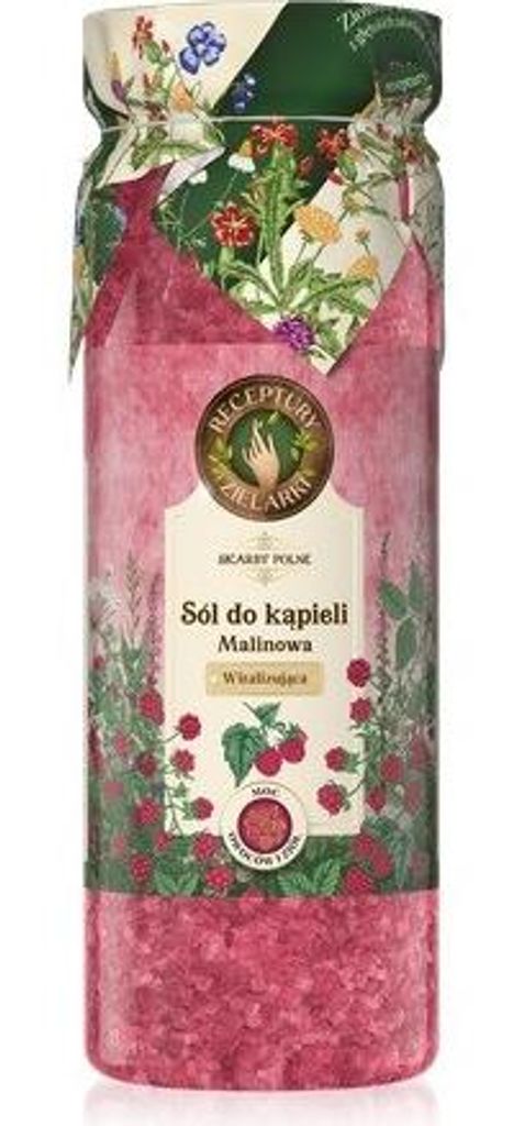 REZEPTE DES KRÄUTERKÜNSTLERS Field Treasures Vitalisierendes Badesalz - Himbeere 700 g
