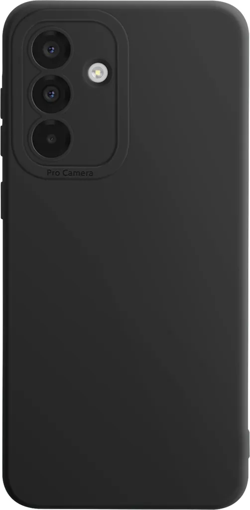 Avizar, Cover per Samsung Galaxy A56 in silicone morbido opaco, nero