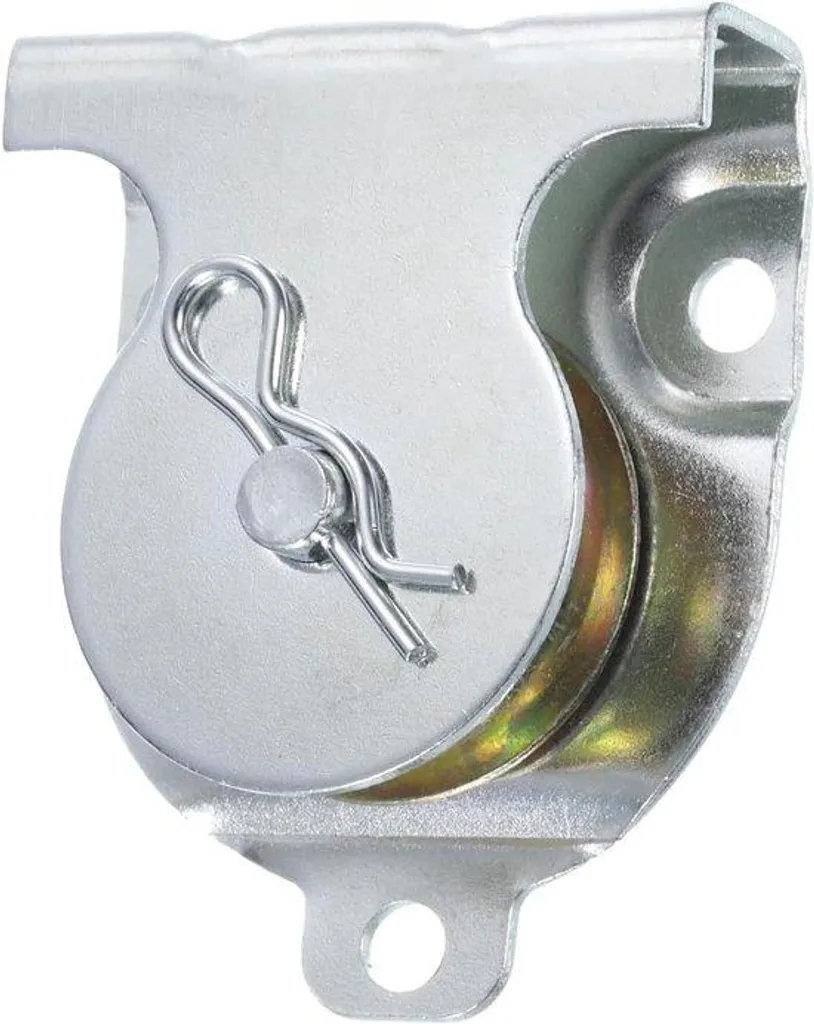 Poulie galvanisée 84 mm anticorrosion - Roue de pouliage haute résistance