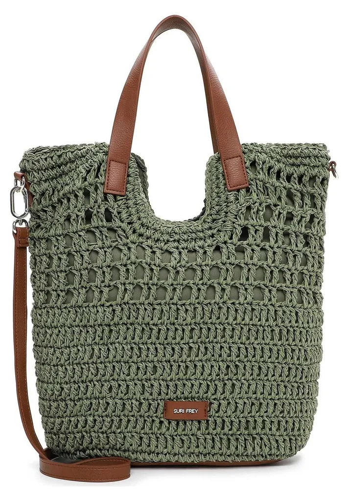 SURI FREY Marley Cityshopper Khaki Olive - Sac à épaule bandoulière chic