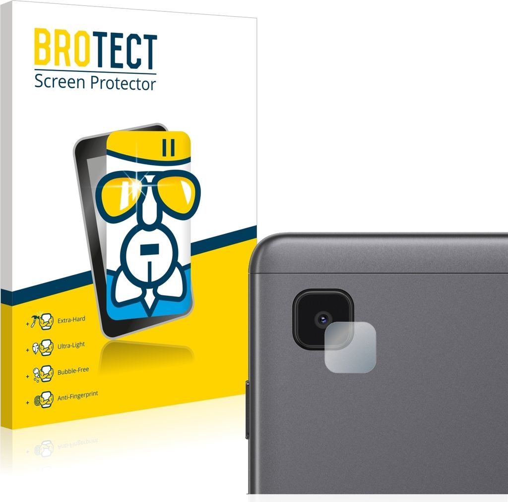 BROTECT Schutzglas für Samsung Galaxy Tab A7 Lite Wi-Fi 2021 (NUR Kameraschutz) Schutzfolie Panzer Folie Glas Display Schutz klar