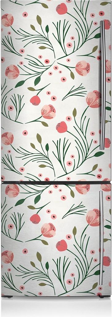Dekoration Kühlschrank Aufkleber Magnete Küche Kühlschrankmagnete 60x190 cm - Vintage Maki.