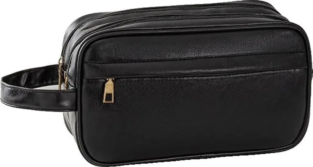 Beauty Case Viaggio Business Nero - Borsa Toilette Idrorepellente Lusso