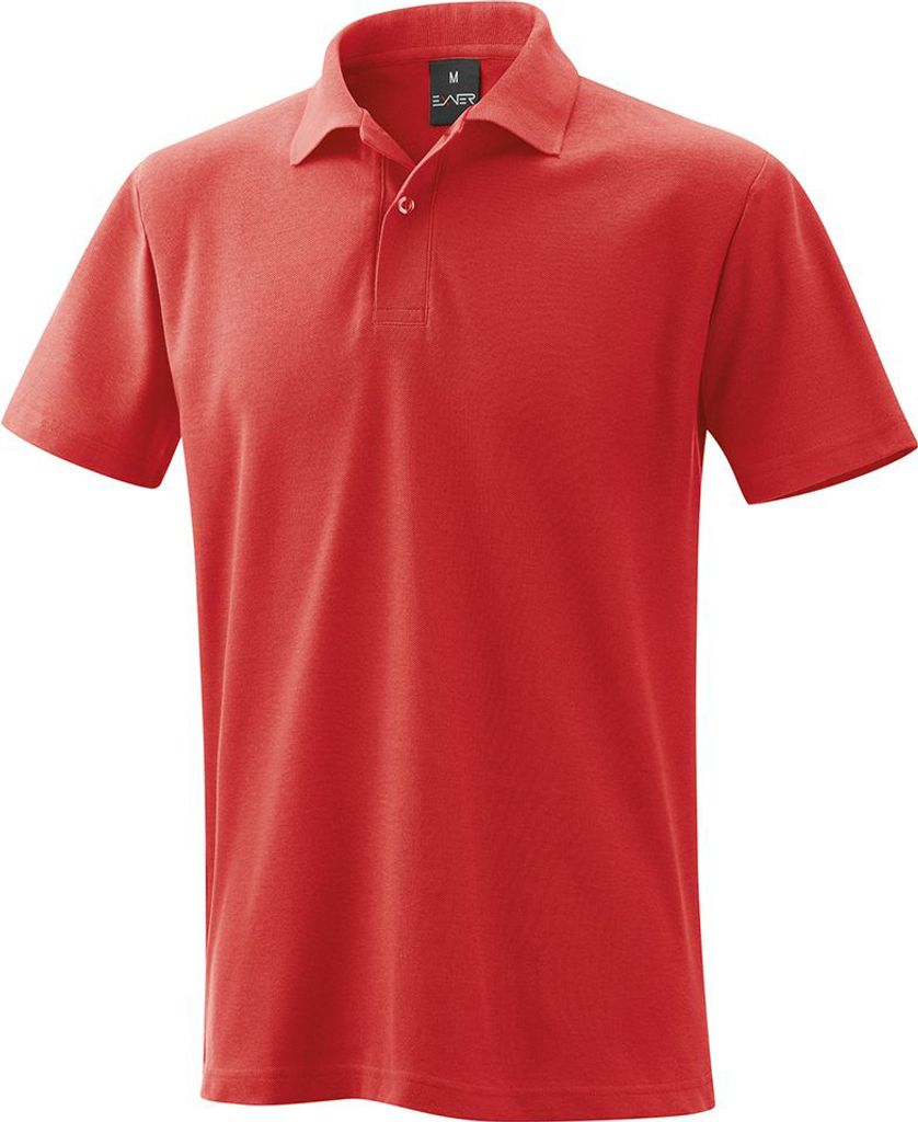 Herren Poloshirt Fb. rot Gr. M : rot : 65% Baumwolle 35% Produktbild 