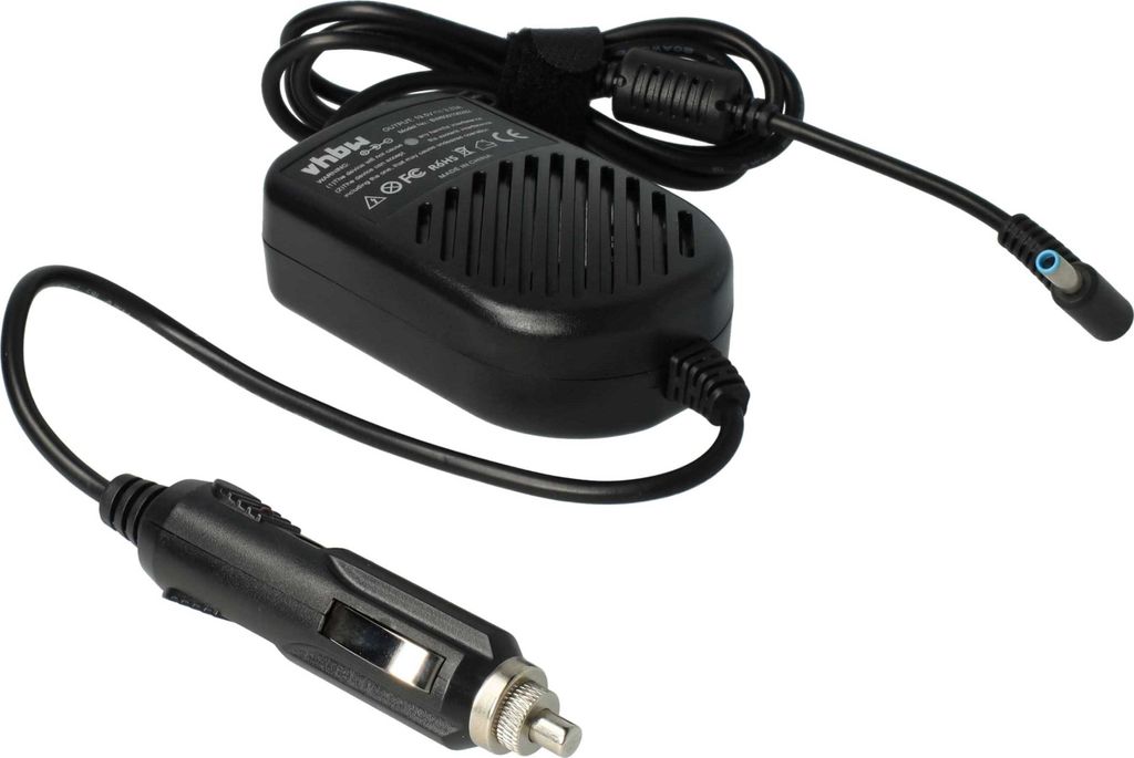 vhbw KFZ-Ladekabel kompatibel mit HP Pavilion 17-E137CL, 17-E130US, 17-E128CA, 17-E122CA, 17-E121CA, 17-E120CA Notebook - 12V Ladegerät Schwarz 3....