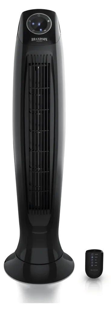 Brandson Ventilateur de tour DC Silent ECO Green Noir avec télécommande