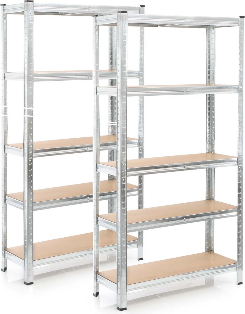 Set Wiltec 2x scaffali per carichi pesanti 180x90x40cm, 875 Immagine del prodotto 