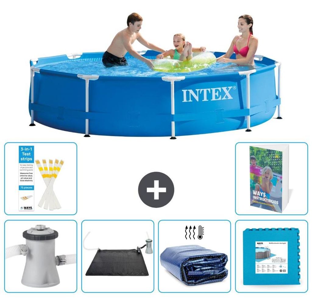 Frame Pool Rund - 305x76 cm - 7-teilig S340