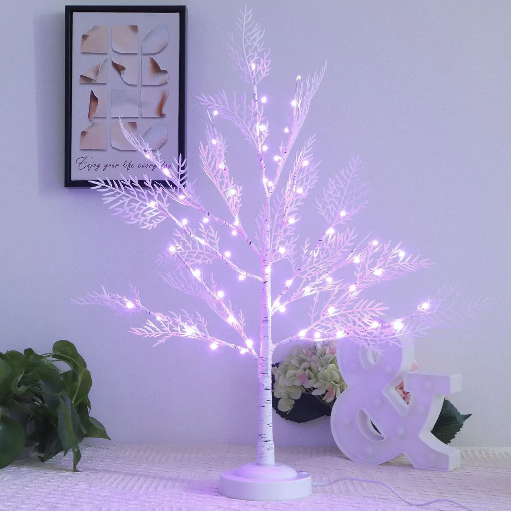 Arbre lumineux LED déco intérieure lampe de chevet design corail INF