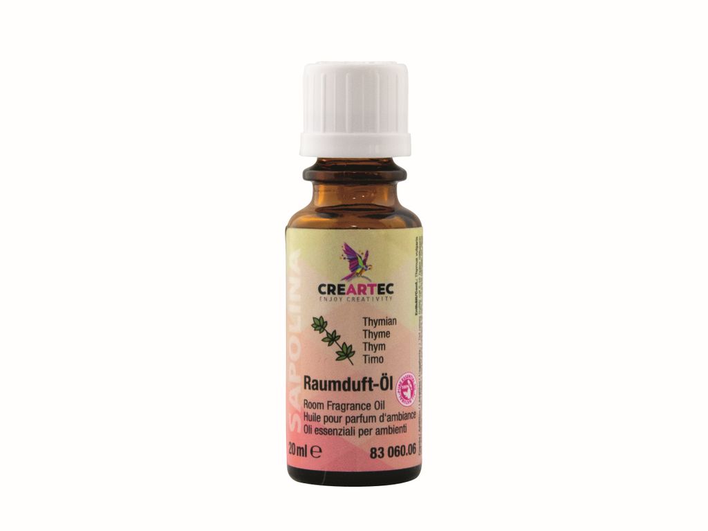CREARTEC Raumduftöl Thymian - 20ml - zur Herstellung individueller Raumduftmischungen - aus ätherische Ölen