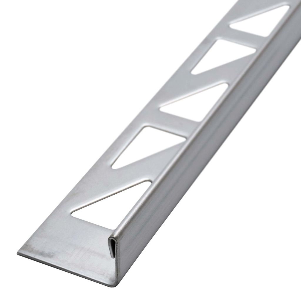 Dalsys Fliesenschiene 2,5m x 12,5mm Gebürstet - Produktbild 