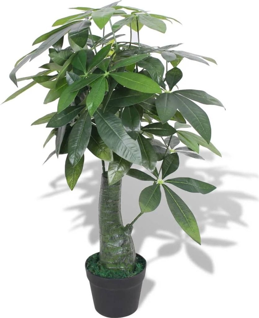 "im Sonderangebot"Künstliche Glückskastanie - modernes Design - mit Topf 85cm Grün DE136123 - Kunstpflanzen