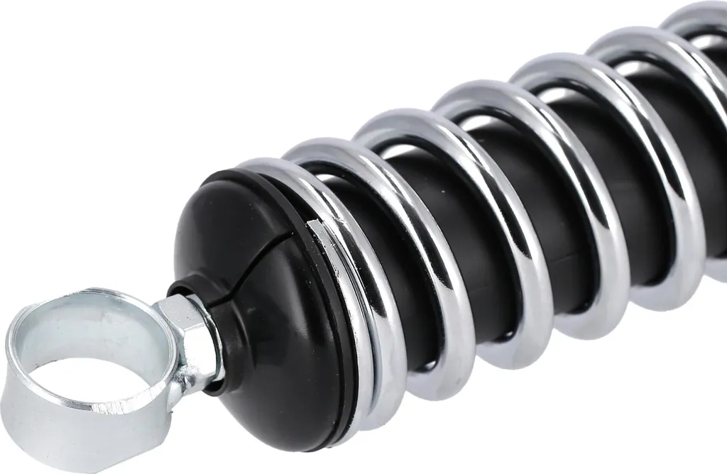 Amortisseur 385 mm MZ ETZ 251 réglable avec finition chrome brillant - 4
