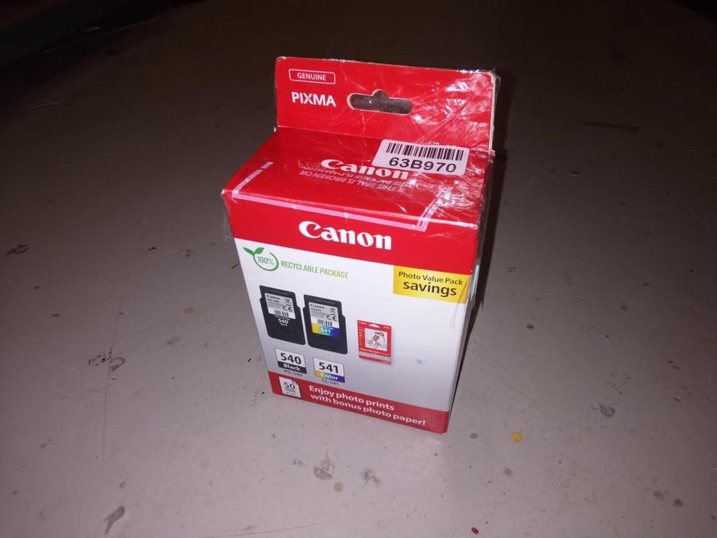 Canon PG-540 + CL-541 schwarz, color Druckköpfe + Produktbild 