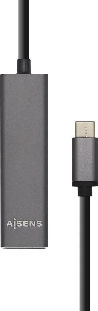 Hub USB Aisens A109-0403 Grau Antracita