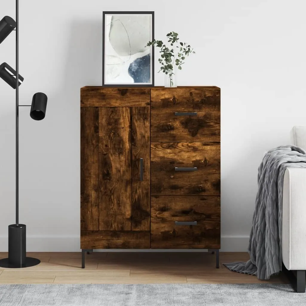 Maison Exclusive - Credenza Rovere Fumo 120x30x75 cm in Truciolato | Leroy Merlin