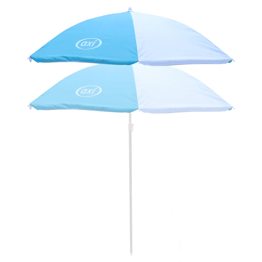 Petit Parasol de Plage et Jardin pour Enfant Ø125 cm AXI Bleu et Blanc