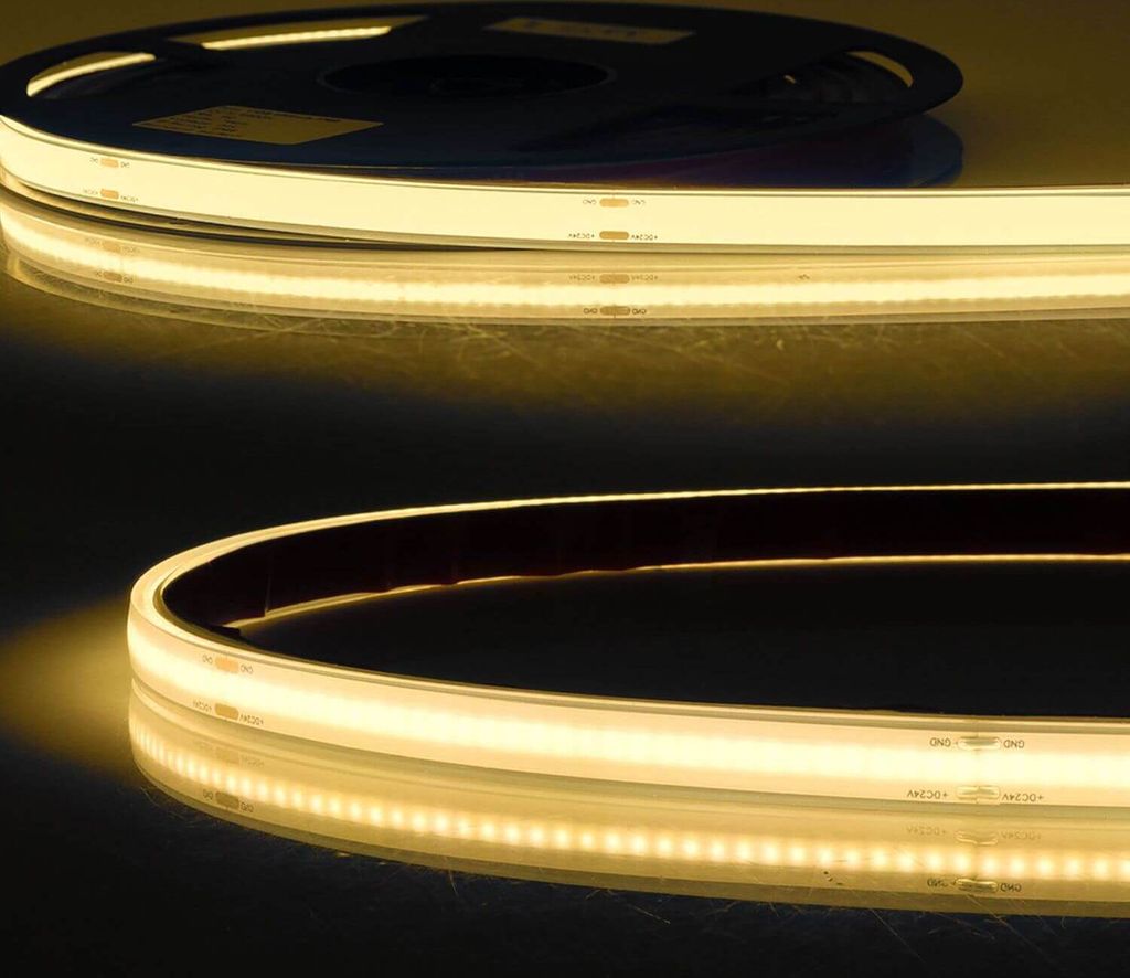 ISOLED LED AQUA COB927 Linear Flexband Streifen, 24V, 8W, IP68, 2700K, 480LED/m