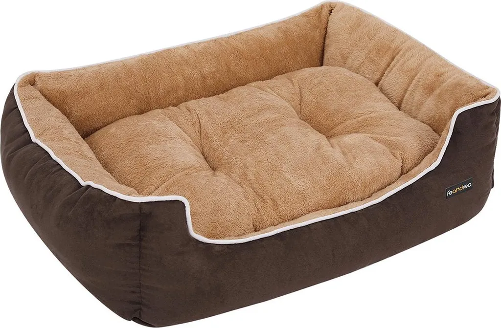 Corbeille pour chien moelleuse 75x58 cm avec bords hauts protecteurs