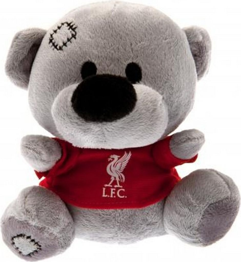 Liverpool FC - Plüsch-Spielzeug "Timmy", Bär TA5338 (Einheitsgröße) (Grau/Rot)