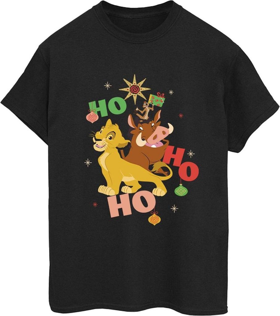 The Lion King - "Ho Ho Ho" T-Shirt für Damen BI53888 (XL) (Schwarz)