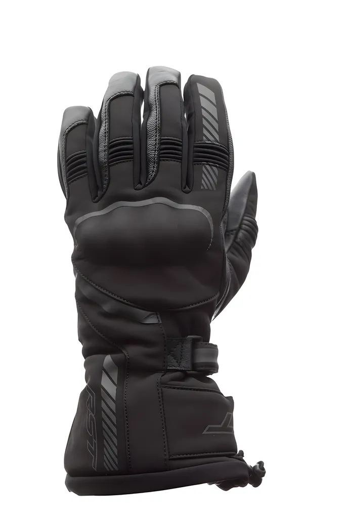 Gants de moto mi-saison RST Atlas WP noirs taille XS étanches
