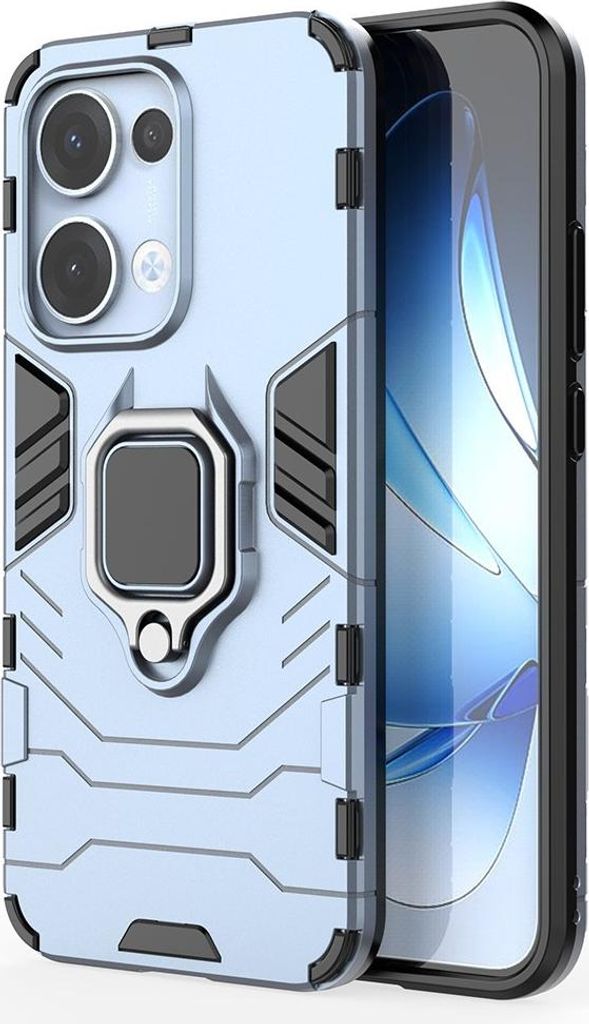 OPPO Reno13 5G Hülle - Coverup Ring Ständer Back Cover - Blau