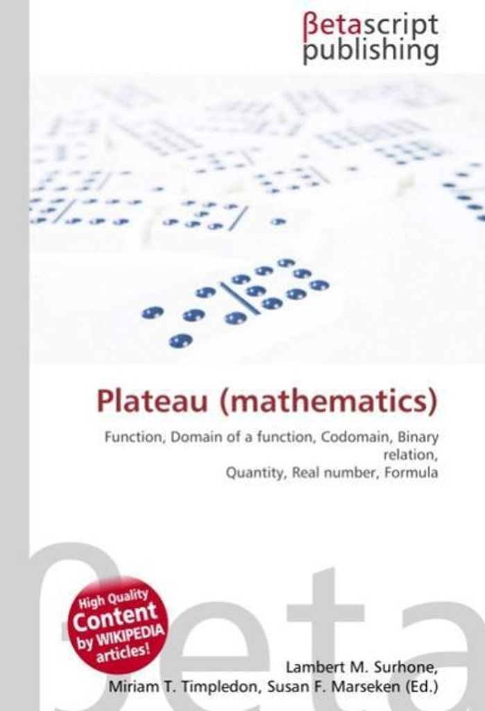 Plateau (mathematics)