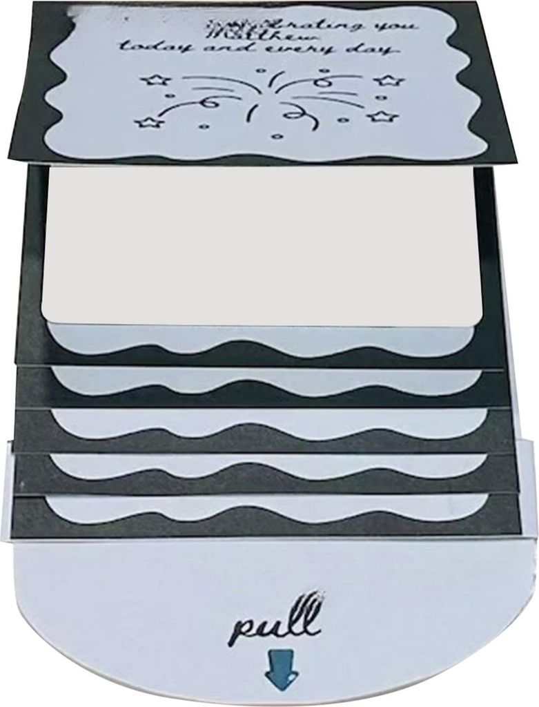 Handgefertigtes Weihnachtskartenheft mit ausziehbarem Design – ein tolles Geschenk für die Weihnachtsfeier!