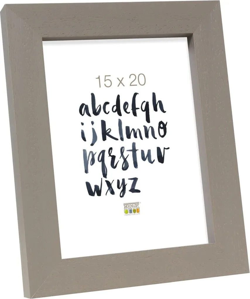 Cornice in Legno Tortora 15x20 cm S45PK | Portafoto Design Artigianale