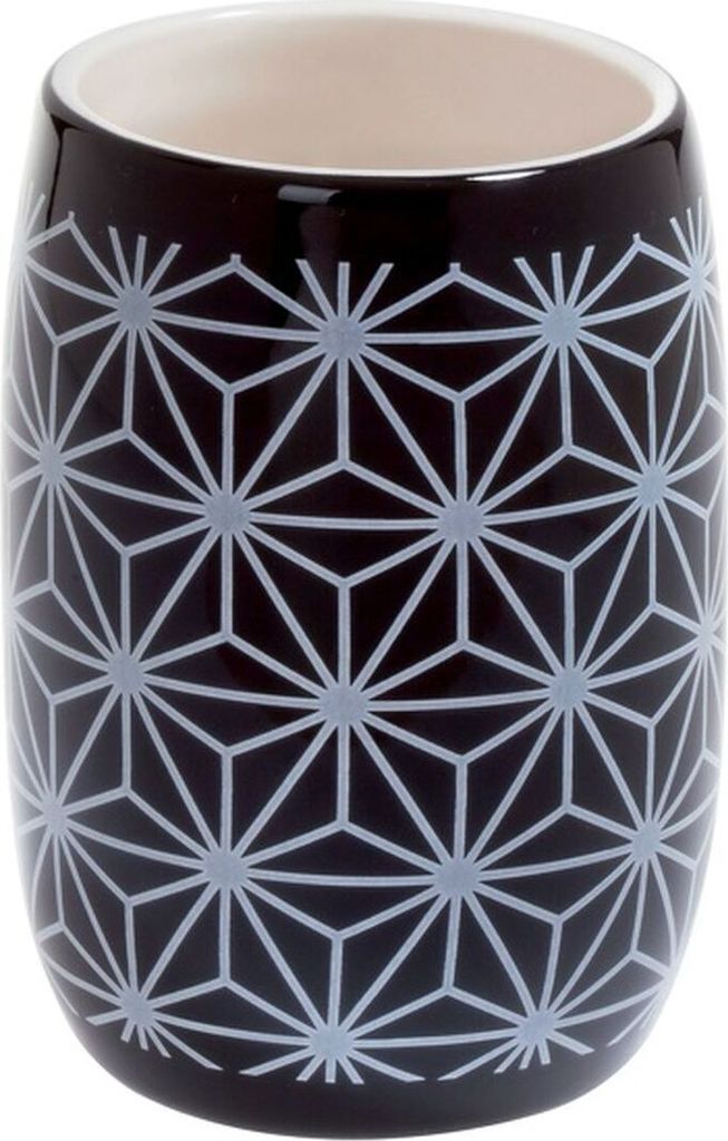 Spirella Zahnputzbecher Zahnbürstenhalter Star Keramik