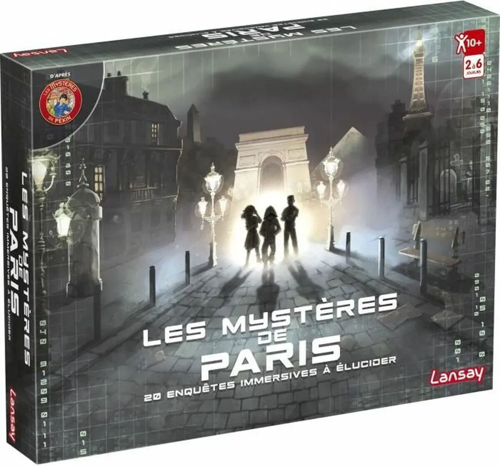 Occupez vos enfants avec le jeu Les Mystères de Paris Lansay éducatif
