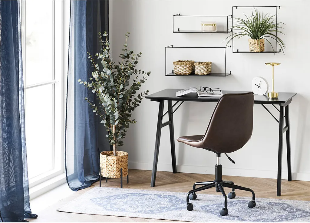 Console étroite marron Monaco pour optimiser un petit couloir - 5