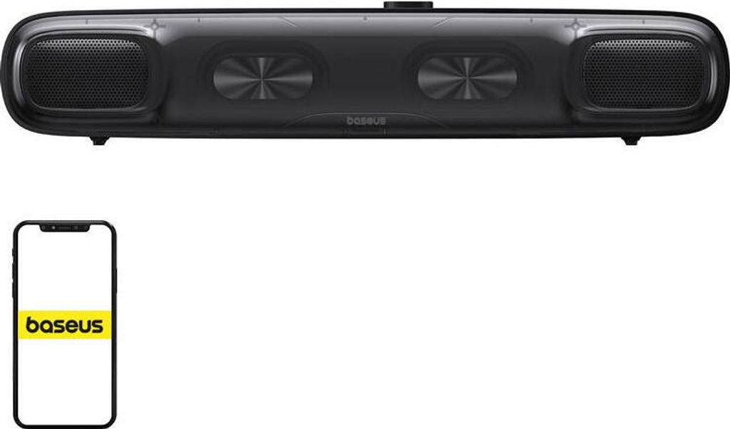 Baseus AeQur DS10, 20 W, 80 - 20000 Hz, Kabellos, 10 m, USB Typ-C, Tragbarer Stereo-Lautsprecher