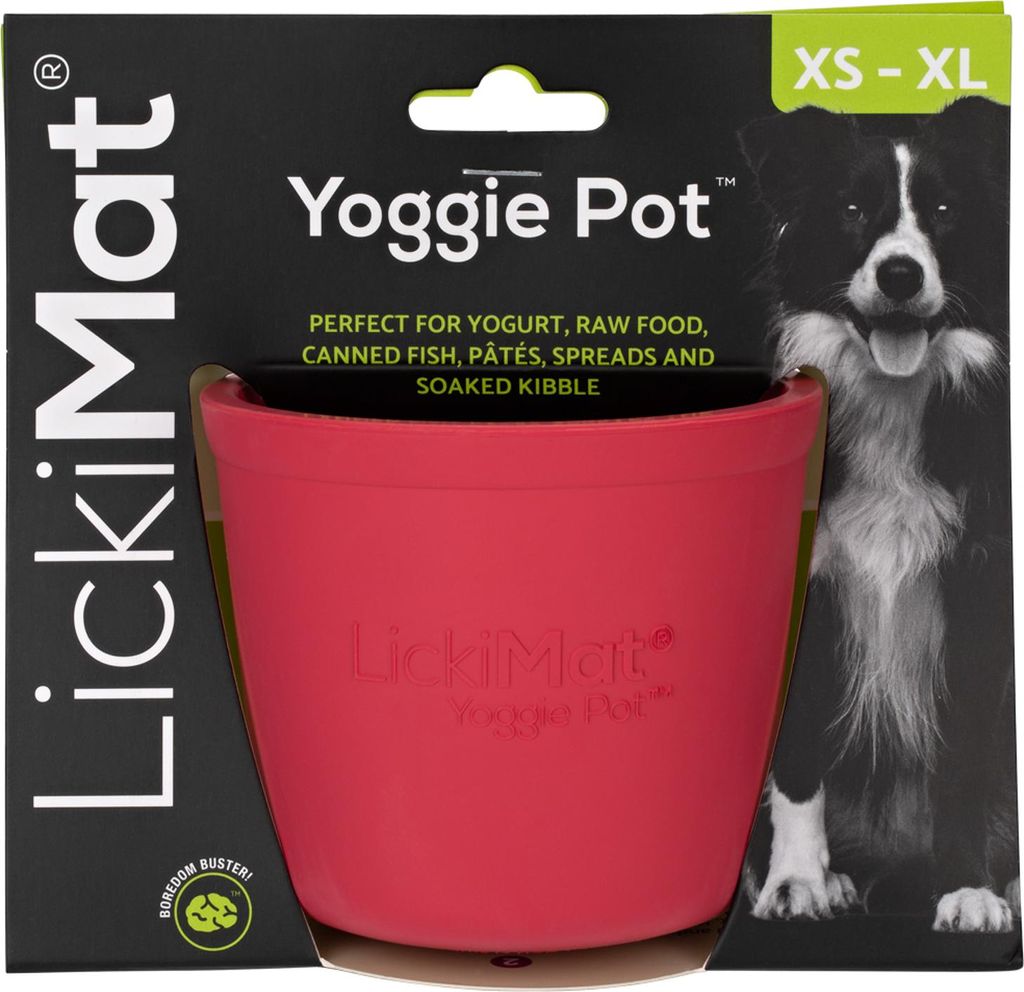 LickiMat Tazza da leccare Yoggie Pot Rosa Immagine del prodotto 