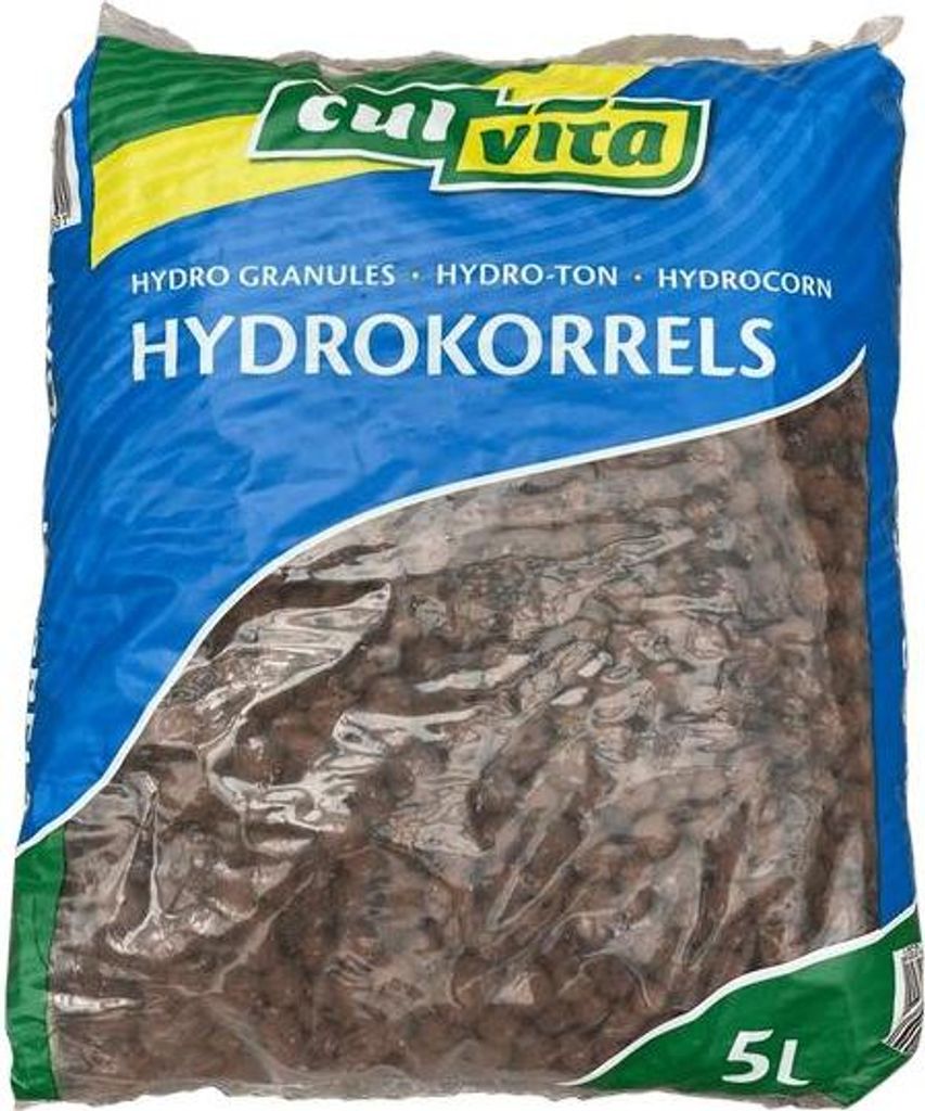 Hydrokörner 8-16mm 5 Liter Dekofüllmaterial für Blumentöpfe natürliches Aussehen