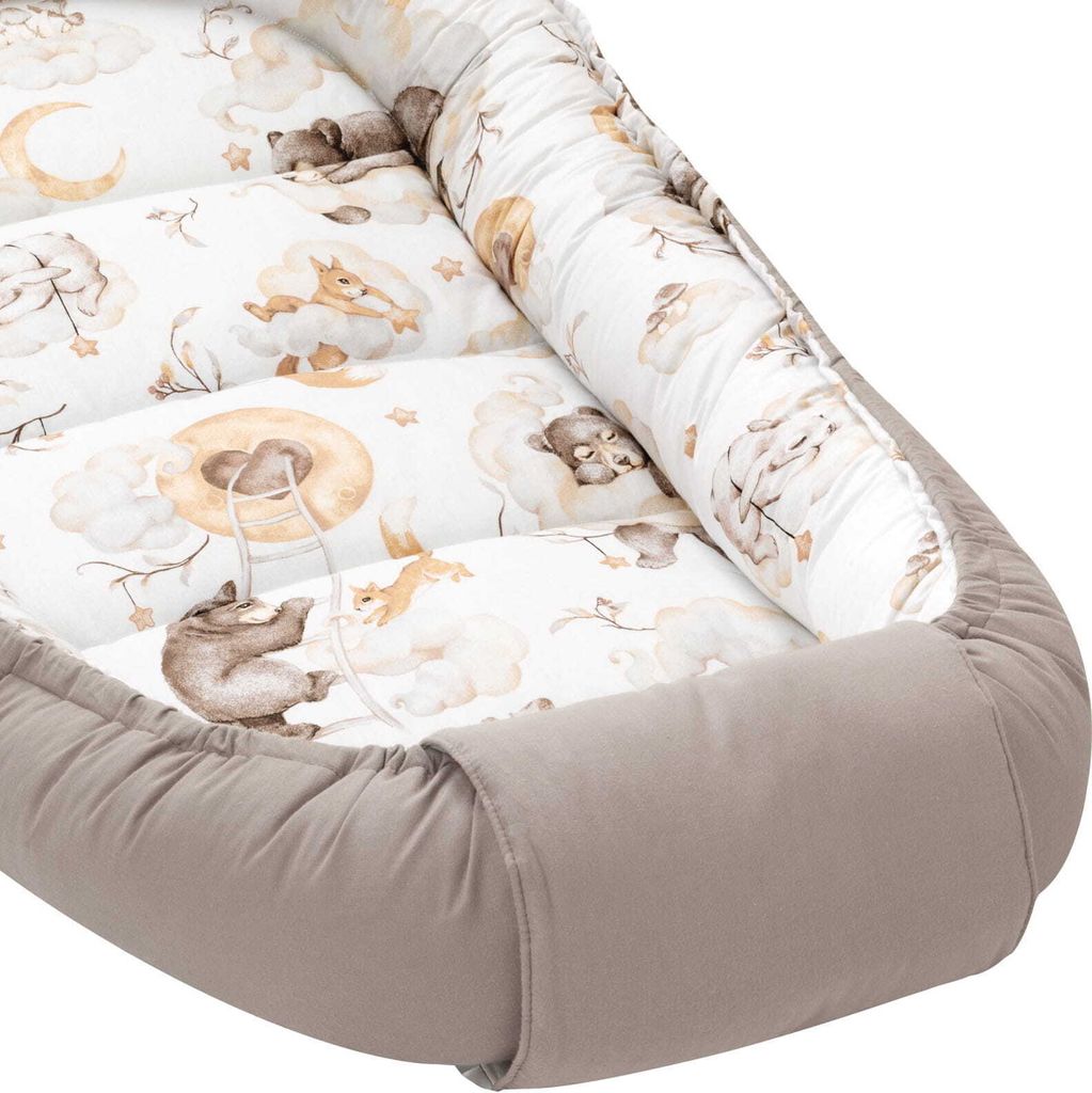 JUKKI® BabyNestchen XXL 120x65cm bis zu 18 Monaten 2seitig Produktbild 2